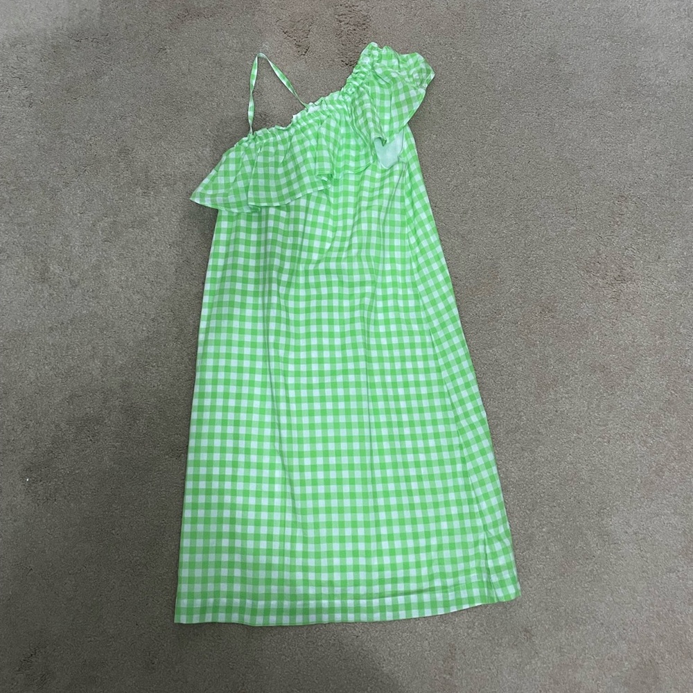 Girls J. Crew Gingham Dress